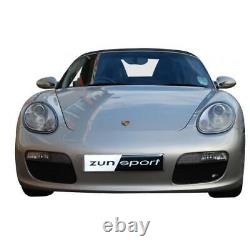 Zunsport Compatible With Porsche Boxster 987.1 Outer Grill Set Black finish
